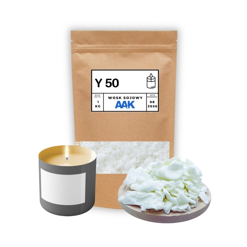 Wosk sojowy do świec wolnostojących Y50