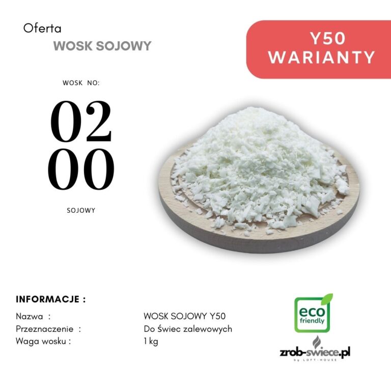 Wosk sojowy Y50 warianty