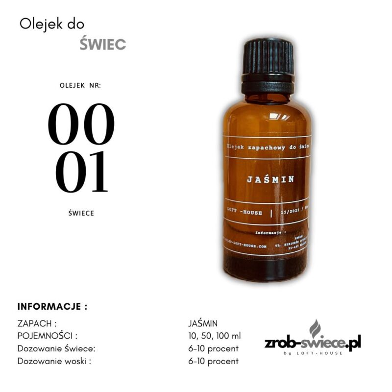 01 Olejek zapachowy JAŚMIN