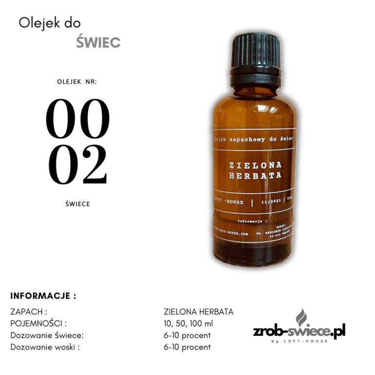 Olejek zapachowy Zielona Herbata